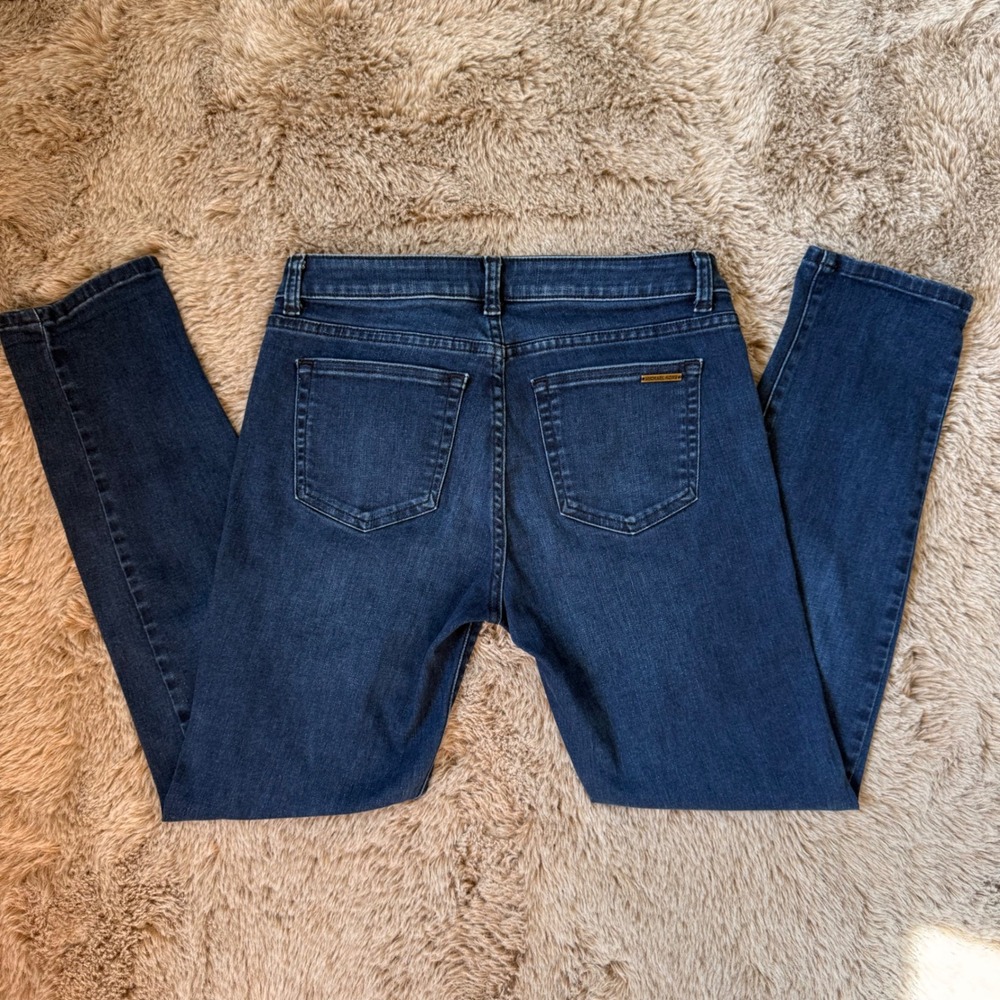 MICHAEL KORS Boyfriend Jeans Dark Wash Button Fly Denim Size 2